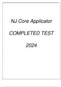 NJ CORE APPLICATOR COMPLETED TEST 2024.