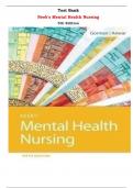 Test Bank for Neeb's Mental Health Nursing 5th Edition By Linda M. Gorman, Robynn Anwar |All Chapters,  Year-2023/2024|