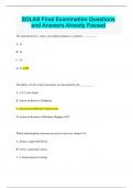 SOLAS Final Examination Questions and Answers Already Passed