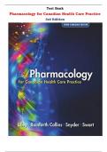 Test Bank for Pharmacology for Canadian Health Care Practice 3rd Edition by Linda Lilley, Collins, Julie S. Snyder, Beth Swart |All Chapters,  Year-2023/2024|