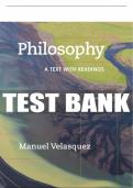 Test Bank For Philosophy: A Text with Readings - 13th - 2017 All Chapters - 9781305410473