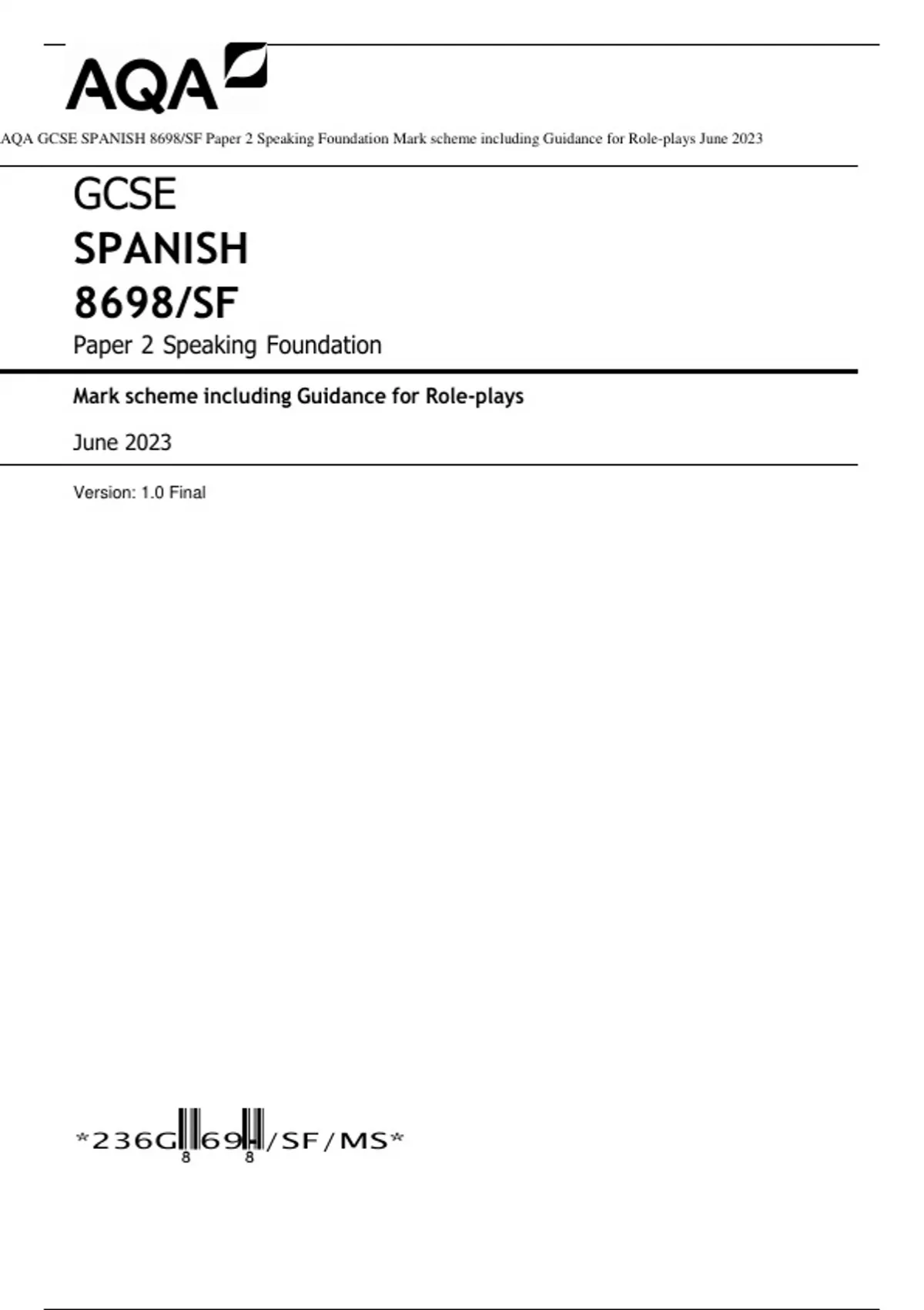 aqa-gcse-spanish-8698-sf-paper-2-speaking-foundation-mark-scheme