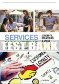 Test Bank For Services Marketing: Concepts, Strategies, & Cases - 5th - 2017 All Chapters - 9780357671306