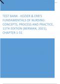 Test Bank - Kozier & Erb's Fundamentals of Nursing Concepts, Process and Practice, 11th Edition (Berman, 2021), Chapter 1-51