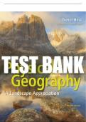 Test Bank For McKnight's Physical Geography: A Landscape Appreciation 12th Edition All Chapters - 9780134245546
