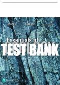 Test Bank For Essentials of Geology 13th Edition All Chapters - 9780134857299