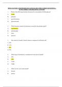 HESI ANATOMY AND PHYSIOLOGY 65 MCQS (MULTIPLE CHOICE QUESTIONS ) WITH CORRECT HIGHLIGHTED ANSWERS