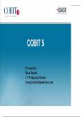 ISACA :COBIT 5