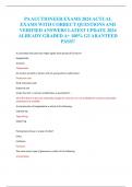 PA AUCTIONEER EXAMS 2024 ACTUAL  EXAMS WITH CORRECT QUESTIONS AND  VERIFIED ANSWERS LATEST UPDATE 2024  ALREADY GRADED A+ 100% GUARANTEED  PASS!!