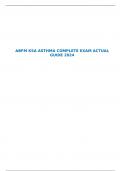 ABFM KSA ASTHMA COMPLETE EXAM ACTUAL GUIDE 2024