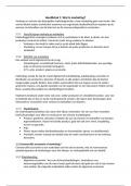 Samenvatting Inleiding tot de marketing -  Marketing