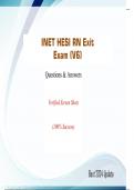 INET HESI RN Exit Exam (V6) -  Questions & Answers (Scored A+) Verified Screen Shots (100% Success) Latest 2024