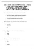 2024 NRNP 6552 MIDTERM EXAM ACTUAL EXAM QUESTIONS AND CORRECT ANSWERS (ALREADY GRADED A+) | LATEST EDITION (JUST RELEASED)