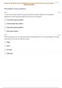 NR-326:| NR 326 MENTAL HEALTH NURSING FINAL EXAM STUDY SET WITH 100% SOLUTIONS / VERIFIED ANSWERS