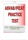 Picat – ASVAB Terminologies with Definitions 2024.