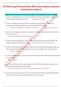 ATI Med-Surg Proctored Exam 2023 Latest Updates Question  And Answers Grade A