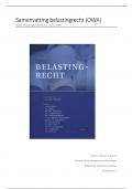 Samenvatting Belastingrecht - Belastingrecht (mr. G.A.C. Aarts)