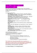 NURS 2300 FINAL EXAM BLUEPRINT- AO 