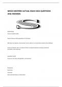 NR503 MIDTERM ACTUAL EXAM 2024 QUESTIONS AND ANSWERS