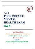 New File Update: ATI peds proctored exam retake guide questions and answers | Latest 2024