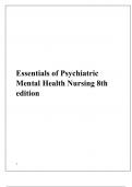 ESSENTIALS OF PSYCHIATRIC MENTAL HEALTH nursing 8th edition
