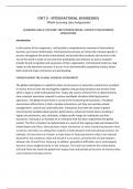 *NEW*Unit 5 International Businesses Essay Distinction  P1,P2,P3,M1,M2,M3,D1,D2,D3 - (Whole Assignment) - DISTINCTION*Graded