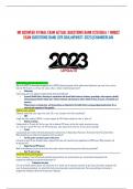 NR 602NR 602NR 602 WEEK 8WEEK 8 FINAL EXAM ACTUAL QUESTIONS BANK (129 Q&A) / NR602 FINAL EXAM ACTUAL QUESTIONS BANK (129 Q&A) / NR602 FINAL EXAM ACTUAL QUESTIONS BANK (129 Q&A) / NR602 FINAL EXAM ACTUAL QUESTIONS BANK (129 Q&A) / NR602 FINAL EXAM ACTUAL Q