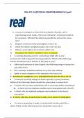 RN ATI CAPSTONE COMPREHENSIVE C.pdf ● A nurse is caring for a client who has bipolar disorder and is experiencing acute mania. The nurse obtained a verbal prescription for restraints. Which of the following should the actions the nurse take? A. Request a 