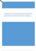 Financial Accounting for MBAs 8th Edition Easton Solutions Manual