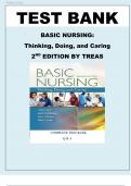 Test bank for basic nursing thinking doing and caring 2nd edition by leslie s treas