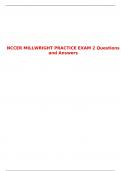 NCCER MILLWRIGHT PRACTICE EXAM 2 Questions and Answers