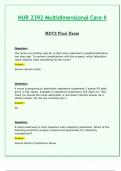 Exam 3 / Final Exam: NUR2392 / NUR 2392 (Latest 2024 / 2025 UPDATES STUDY BUNDLE) Multidimensional Care II / MDC2 | Questions and Verified Answers | Graded A - Rasmussen