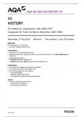 AQA QP 2023 AS HISTORY 1K