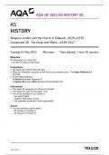 AQA QP 2023 AS HISTORY 2D