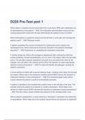 WGU D220 Pre-Test part 1 Exam Test Questions and Answers (A+ GRADED 100% VERIFIED)