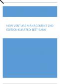 New Venture Management 2nd Edition Kuratko Test Bank