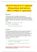 2024 PN Hesi Exit V1 updated 160 questions and answers 100% verified A+ guarateed 