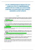 ALL ATI PN COMPREHENSIVE 2023-2024 ALL VELIFIED SOLUTIONS GRADED A+ BUNDLE