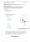 PHY250L Lab 3 Newton’s Laws Straighterline FALL 2023