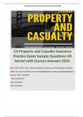 CA Property and Casualty Insurance Practice Exam Sample Questions (45 terms) with Correct Answers 2024. HO-2, HO-3, HO-4, HO-5, HO-6, and HO-8 are all types of homeowner’s policies. Which two sets of policies are not solely designed for owner-occupied dwe