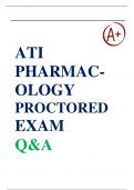 ATI RN Pharmacology Proctored 2023/2024 Exam , RN ATI Pharmacology Proctored 2023/2024 Exam