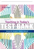 Test Bank For Teaching in Today's Inclusive Classrooms: A Universal Design for Learning Approach - 3rd - 2017 All Chapters - 9781305500990