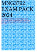 MNG3702 EXAM PACK 2024 