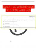 2024 ATI COMPREHENSIVE  EXIT EXAM WITH NGN