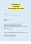 Vivint FSP Test questions and Answers 100% Correct