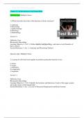 Test Bank - Principles of Anatomy and Physiology, 16th Edition (Tortora, 2020) Chapter 1-29 | All Chapters