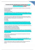 (Complete 320 Q&A ) HESI Med Surg I Test Bank 2023 All Answers Verified Correct  150 QUESTIONS AND ANSWERS  GRADED A+