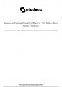 Test Bank for Success in Practical Vocational Nursing 10th Edition by Janyce L. Carroll, Lisa Collier