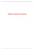 RBS Exam 3 Questions and Answers