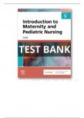 Test Bank for Introduction to Maternity and Pediatric Nursing 9th Edition by Gloria Leifer 9780323826808 Chapter 1-34 Complete Guide A+